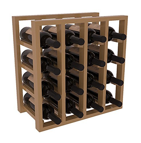 Wine Racks America Ponderosa Pine Lattice Stacking 16 Bottle Cubicle. 13 Stains to Choose From! N13