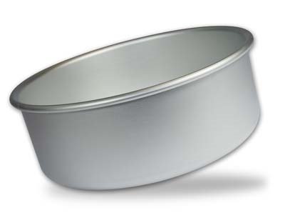 NY Cake Anodized Aluminum Round Cake Pans (8 Inch X 3 Inch) N2