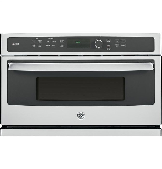 GE PSB9240SFSS Profile Advantium 30" Stainless Steel Electric Single Wall Oven - Convection N2