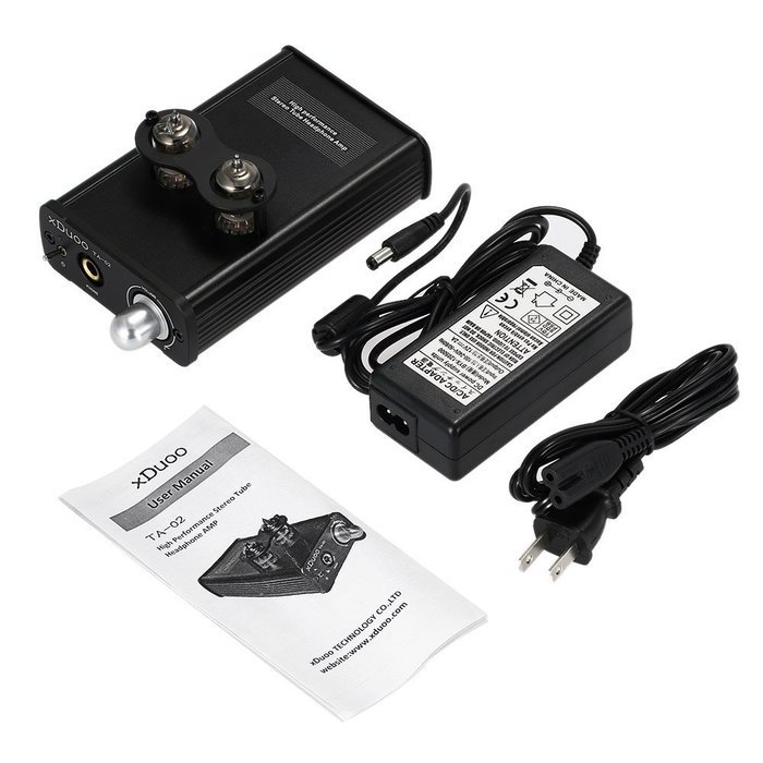 XDuoo TA-02 6J1x 2 Stereo Vacuum Tube Headphone Amplifier Class A Buffer Amp N3