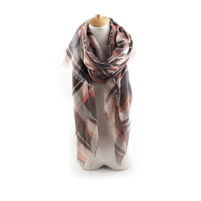Banggood Women's New Lightweight Plaid Scarf Scarves Warp