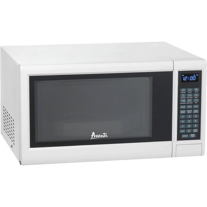 Avanti AVAMO1250TW 1.2 Cu. Ft. Electronic Microwave with Touch Pad, White