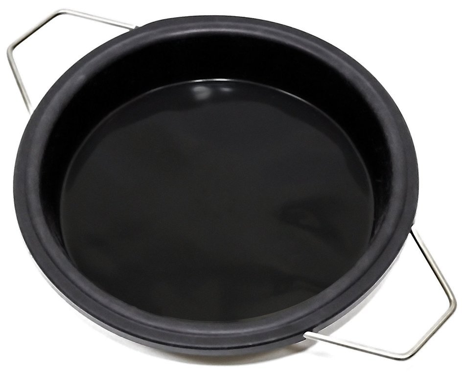 Solara Cake Pan - Silicone 9 inch Round Cake Mold - Flexible Non-Stick Bakeware with Removable Metal Frame N7