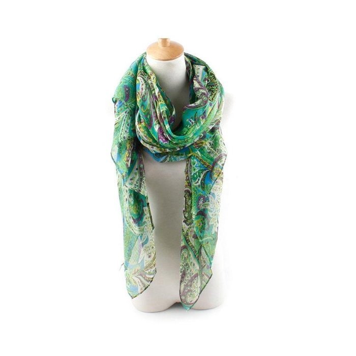 Banggood Women Sunflower Printting Voile Scarves Long N2