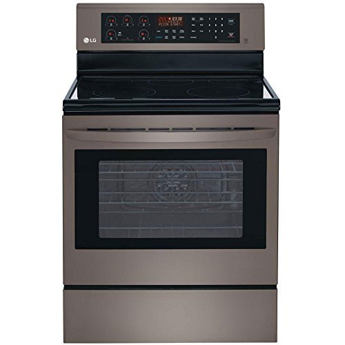 LG LRE3083BD30" Black Stainless Steel Electric Smoothtop Range - Convection N3