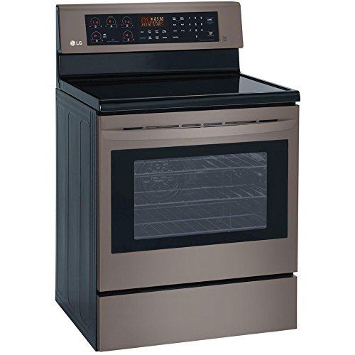 LG LRE3083BD30" Black Stainless Steel Electric Smoothtop Range - Convection N4