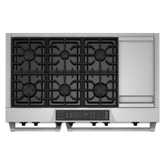 Kitchenaid KDRS483VSS Commercial-Style Dual Fuel Range N2