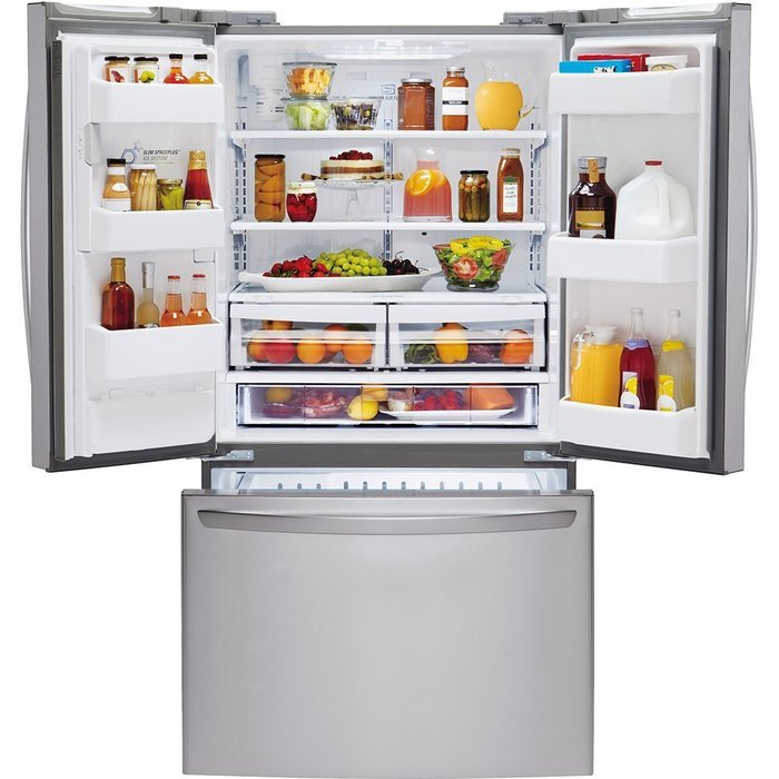 LG LFX25973ST 24.7 Cu. Ft. Stainless Steel French Door Refrigerator - Energy Star N3