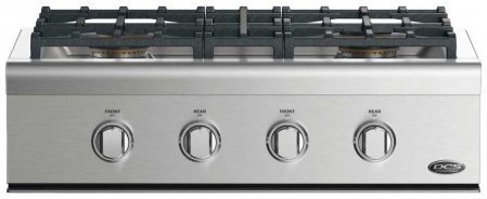 DCS CPV2304L 30" Gas Sealed Burner Style Cooktop with 4 Burners, Sealed Dual Flow Burners, Halo-Illuminated Dials...