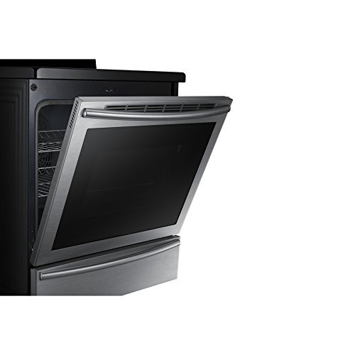 NE59J7650WS Electric Freestanding Range with 5 Burners, Smoothtop, 5.9 cu. ft. Primary Oven Capacity, in Stainless... N5