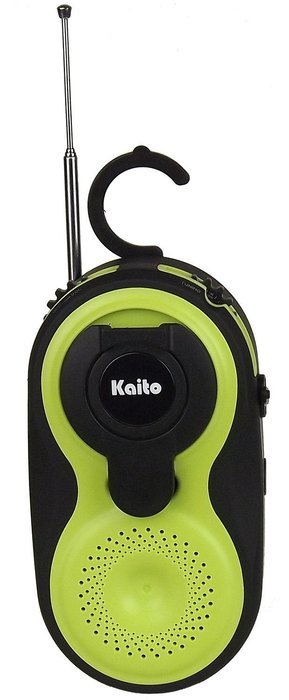 Kaito KA220 Water Resistant Shower Radios with AM FM and Splash Proof N2