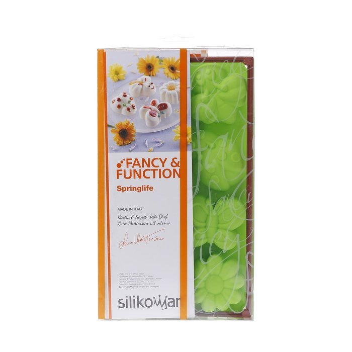 Silikomart Silicone Fancy and Function Bakeware Collection Multi Cake Pan, Fantasy N6