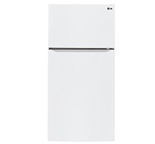 LG LTCS20220W 30" Energy Star Rated Top Freezer Refrigerator with 20.2 Cu. Ft. Capacity in White
