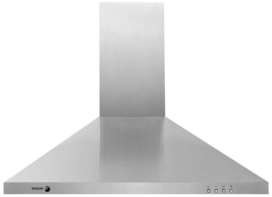 Fagor 60CFP-30X 3-Speed Setting Wall Mounted Pyramid Hood with 600 CFM, 30-Inch, Stainless Steel