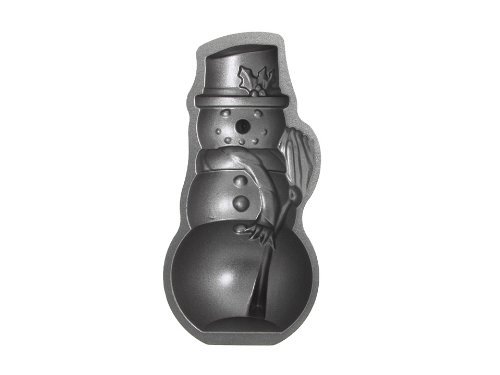 Nordic Ware Cast Snowman Set - Silver (5 Cup)