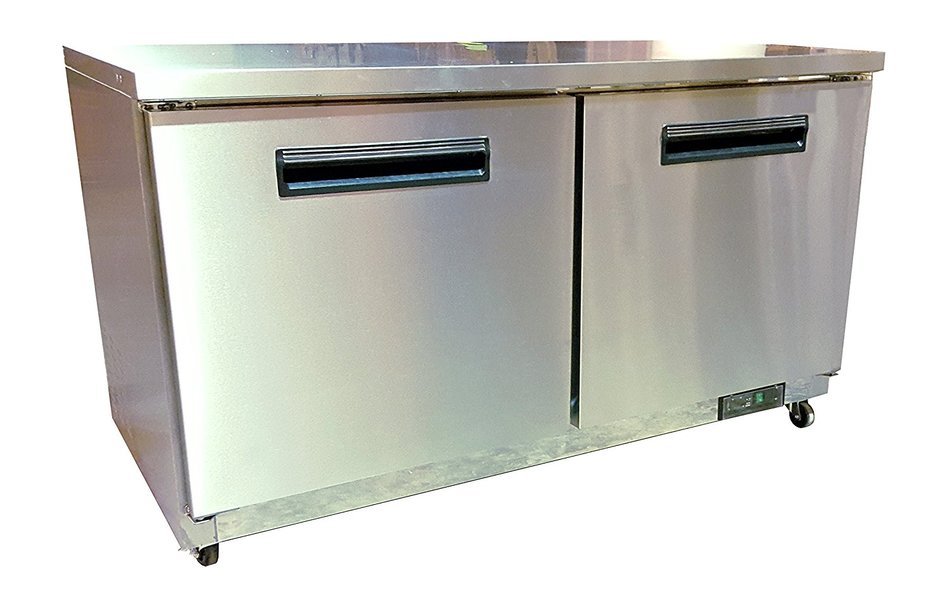 Stainless Steel 60" Undercounter Reach In Refrigerator Cooler N4
