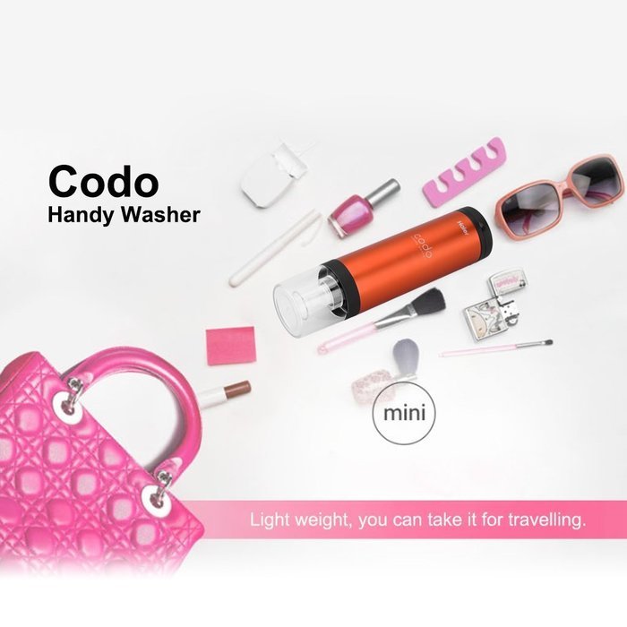 Haier Codo Handy Washer-Battery-Operated Portable Mini Washing Machine ,Stain Removal Handheld Laundry Stick for... N21
