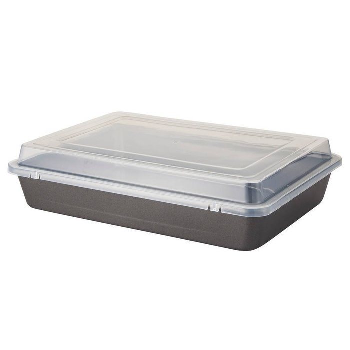 Wilton Ultra Bake Pro 9"x13" Oblong Cake Pan w/ Cover N4