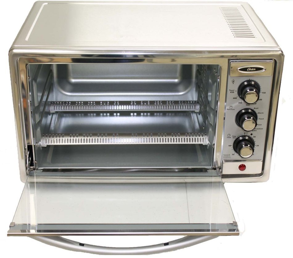 New Oster TSSTTVRB05-NP 6-slice Brushed Stainless Steel Convection Toaster Oven