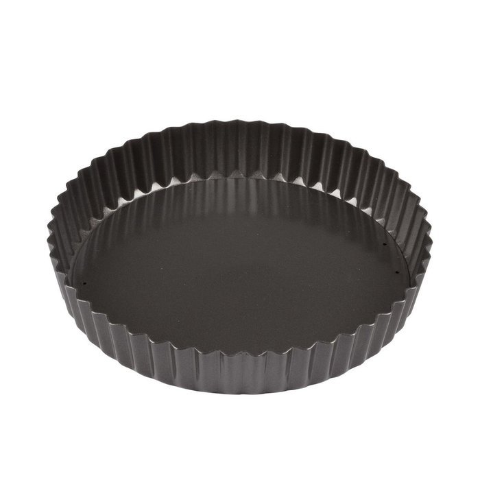 FortheChef's Deluxe Non-Stick Carbon Steel Professional 8" Quiche / Tart Pan