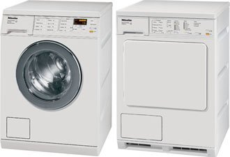 Miele Laundry Bundle | Miele W3038 Washer & Miele T8023C Electric Ventless Dryer