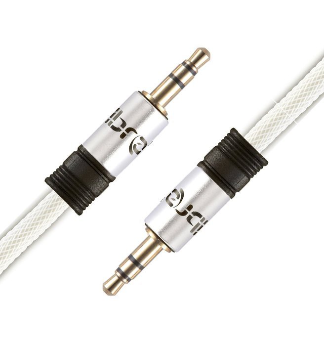 IBRA 3 Feet 3.5mm Auxiliary Audio Jack Cable AUX Cable - Gun N19