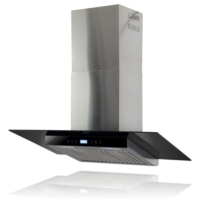 AKDY New 36" European Style Wall Mount Stainless Steel Range Hood Vent Touch Sensor Control AZ-H837C-90 N8