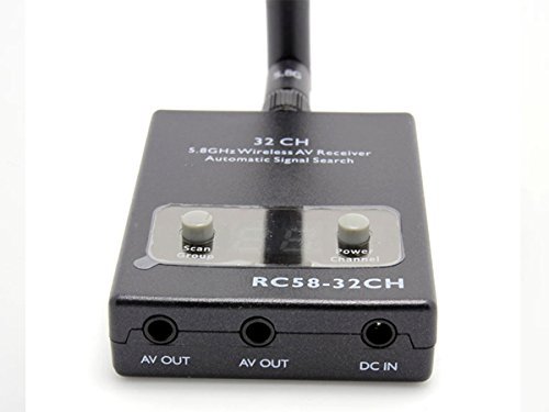 FPV 32CH 5.8GHz Wireless AV Receiver RC58-32CH (RX Only) N4