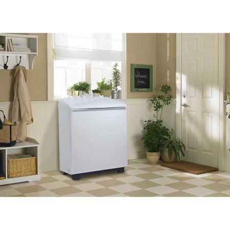 Danby DTT100A1WDB 2.26 cu ft Twin Tub Washing Machine with Spin Dry, Multicolor