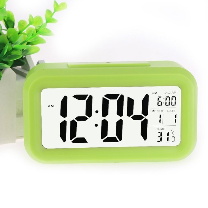 Starhonor Digital Alarm Clock with Large 5.3" Display Green