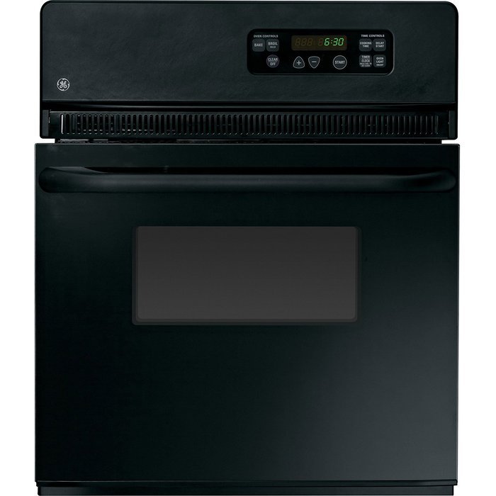 GE 24 In. Black Electric Single Wall Oven - JRS06SKSS