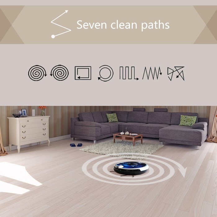 JISIWEI S+ Wi-Fi Enabled Robotic Vacuum Cleaner with Camera and Mobile App Remote Control for Pets and Allergies... N5