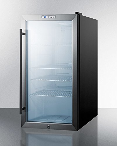 Summit SCR486L 19" Commercially Approved Beverage Center with 3.35 cu. ft. Capacity Digital Thermostat Factory... N2