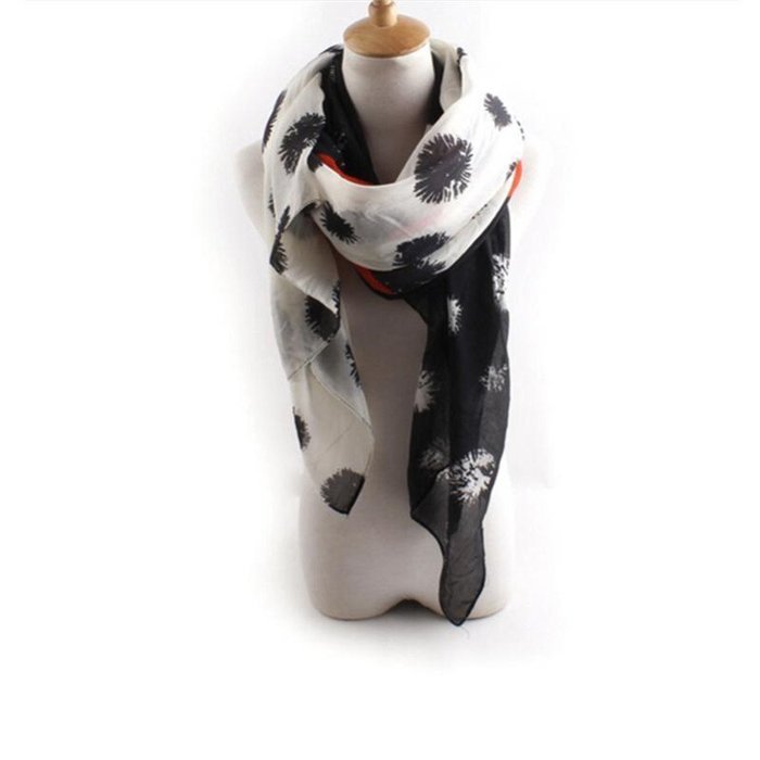 Banggood Women's New Fashion Light Weight Polka Dots Pattern Scarf