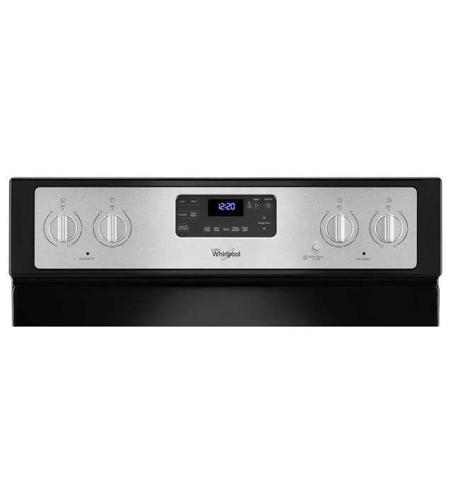 6.4 Cu. Ft. Freestanding Electric Range With Aqualift SELF-CLEAN... N8