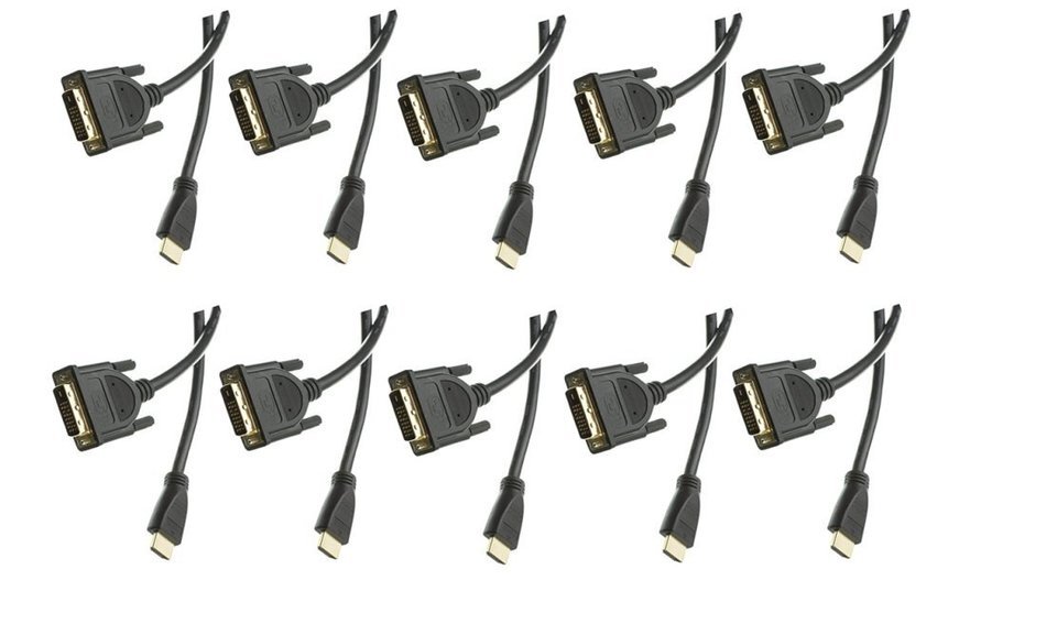 C&E 35 Feet HDMI to DVI Cable, HDMI Male to DVI Male, CL2 Rated, CNE465314