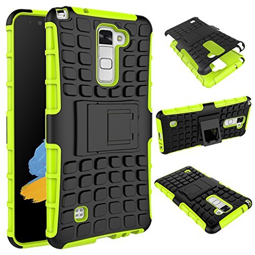 LG Stylus 2 Case, MCUK Heavy Duty Rugged Dual Layer - Soft/Hard Shell 2 in 1 Tough Protective Cover Case with... N21