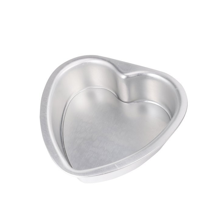 FEESHOW Non-Stick Heart Shaped Cake Pan Baking Mold with Removable Bottom (1, 6 Inch) N2
