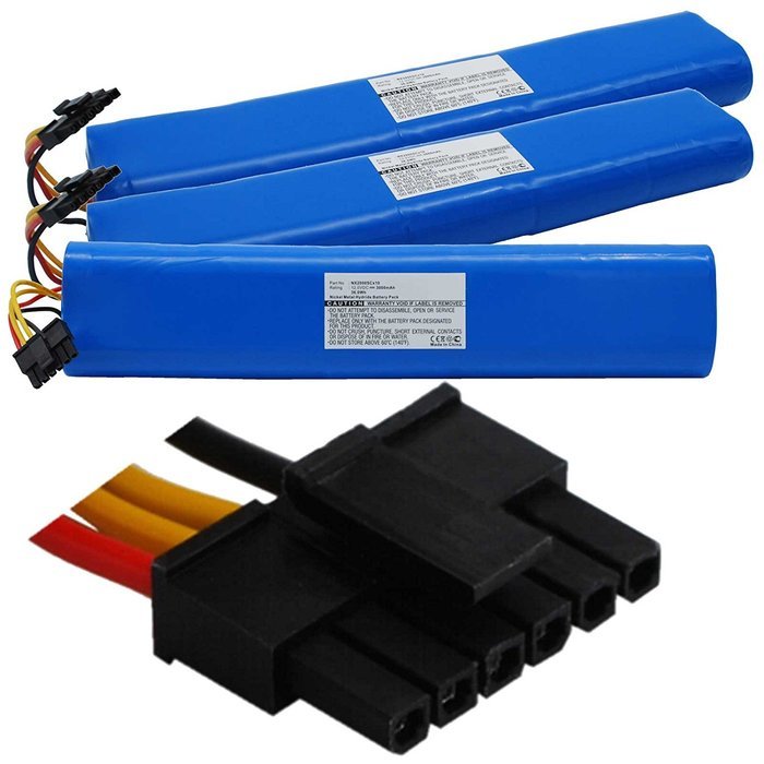 3x Exell EBVB-241 NiMH 12V 3000mAh Vacuum Battery Fits NEATO Botvac 70e, 75, 80, 85 Fully Automatic Intelligent...