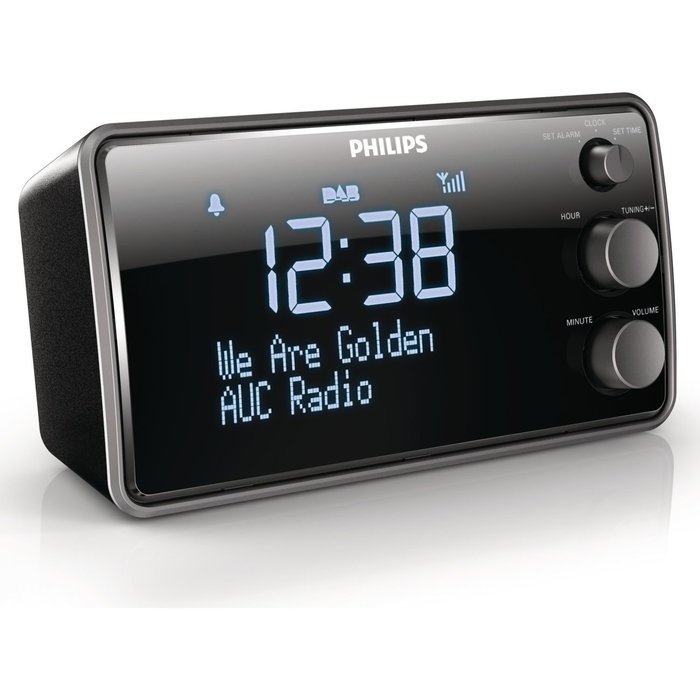 Philips AJB3552/12 Clock Digital Radio LCD Gentle Wake DAB+ DBB N3