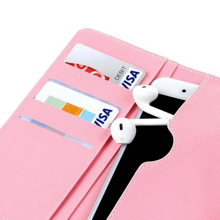 iPhone 7 Case,iPhone 6S Case,iPhone 6 Case (4.7") - Flip Folio Wallet Stand Case Insert Plug-in Design PU Leather... N51
