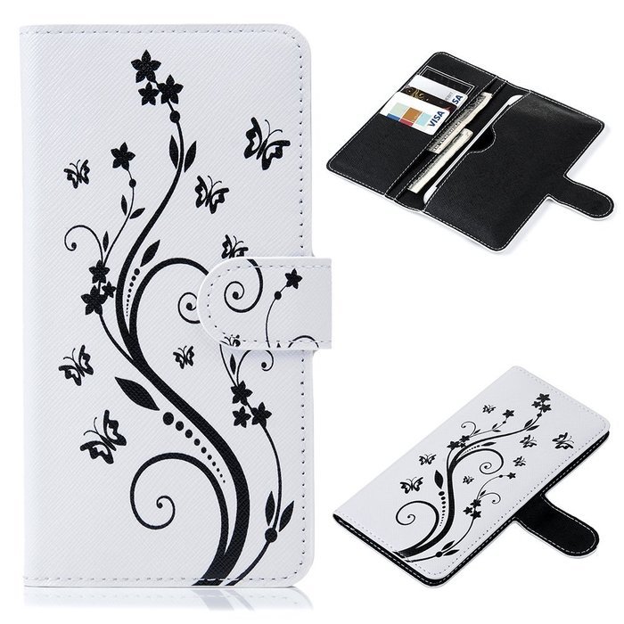 iPhone 7 Case,iPhone 6S Case,iPhone 6 Case (4.7") - Flip Folio Wallet Stand Case Insert Plug-in Design PU Leather... N61