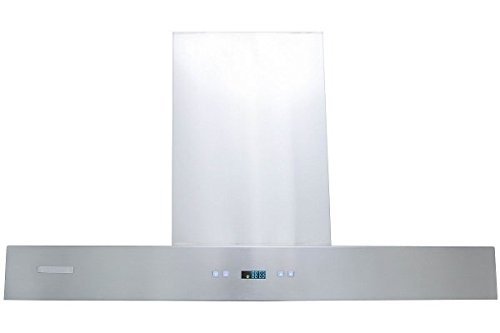 XtremeAir PX04-I36 Island Mount Range Hood with 900 CFM Swing-able Flat Filters, 36" N5