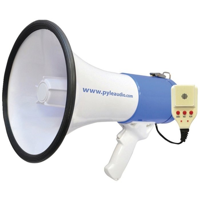 PYLE PRO PMP59IR 50-Watt Megaphone Bullhorn with Record, Siren & Talk Modes Consumer Electronics N2