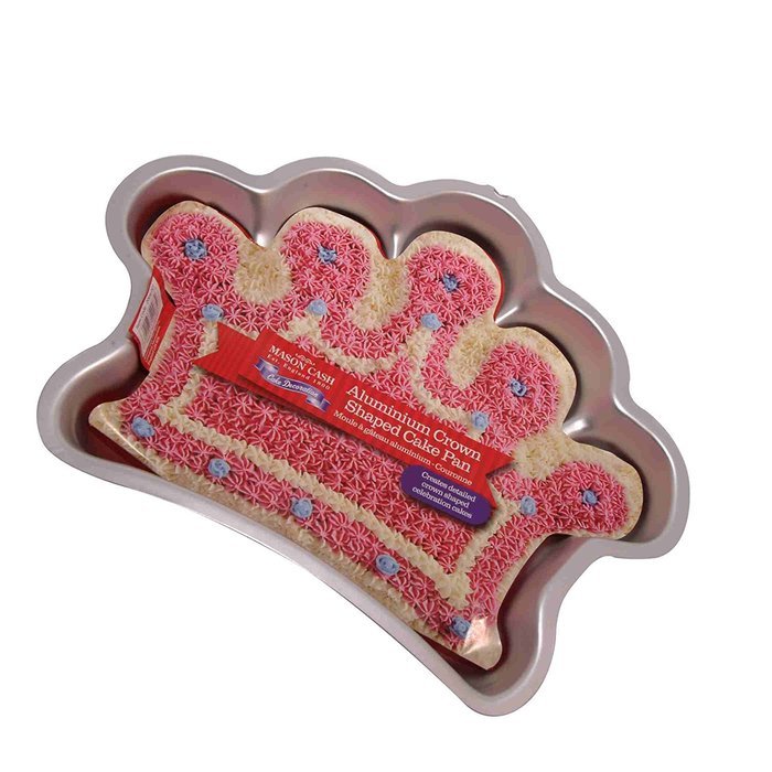 Mc Crown Shaped Cake Baking Mould Pan Aluminium Kitchen Bakeware