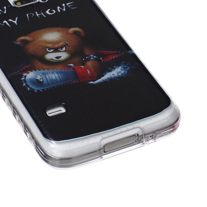G550 Case, Firefish Colorful Pattern TPU Durable Soft TPU Back [Soft-Flex] [Shock Absorption Technology] Case... N128