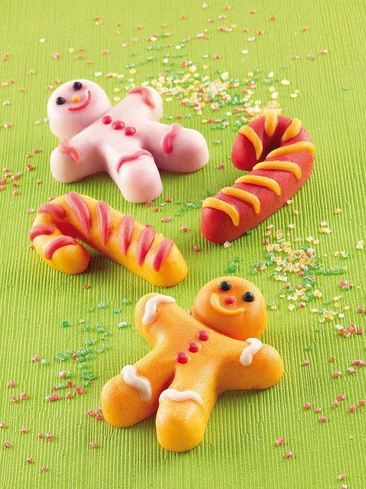 Silikomart Silicone Let's Celebrate Bakeware Collection Multi-Shape Cake Pan, Magic Christmas N7