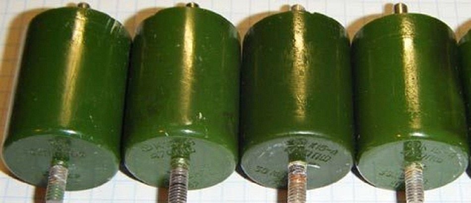 Capacitor K15-4 220V 40kV USSR 2 pcs