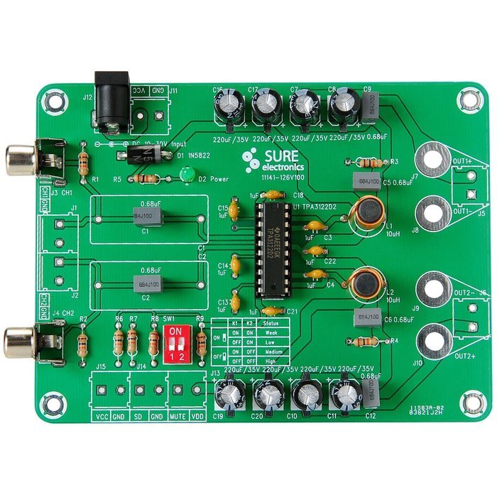 2x15W Class-D Stereo Power Amp Kit TPA3122