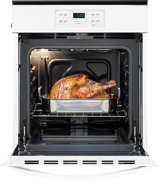 Frigidaire FFEW2425QW 24" 3.3 cu. ft. Total Capacity Electric Single Wall Oven with Top Broiler, 2 Oven Racks,... N3